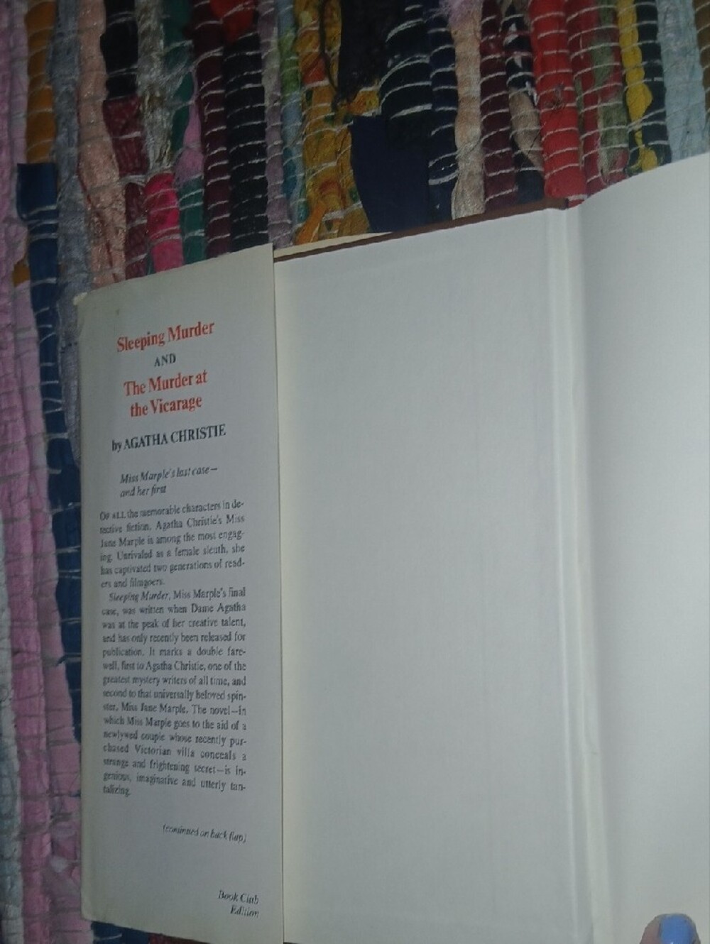Agatha Christie Vintage 1976 Sleeping Murder & The Murder At The Vicarage - Picture 7 of 9